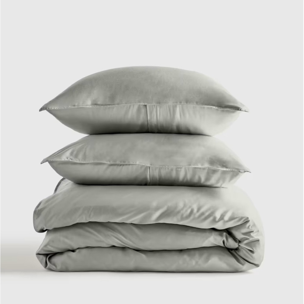 NWT Quince King/Cal King Eucalyptus Duvet & Sham Set